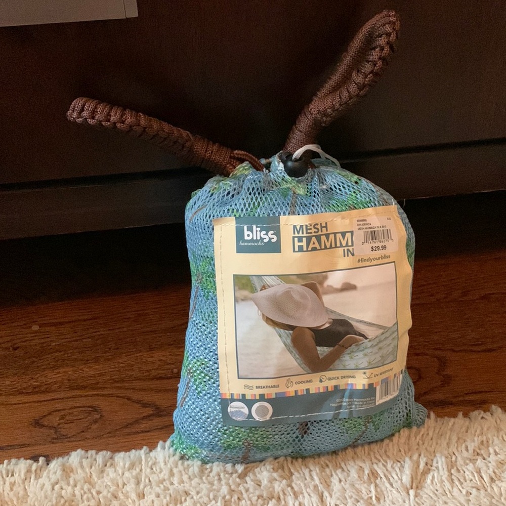 New listing: mesh hammock (nwt)
Quick sale
